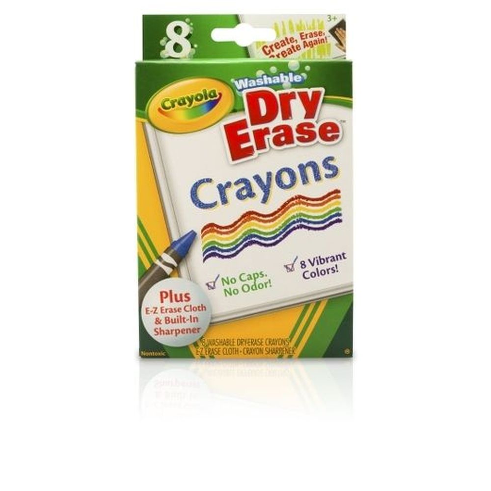 Crayola Dry Erase Crayons, 8 Count -- 24 Per Case