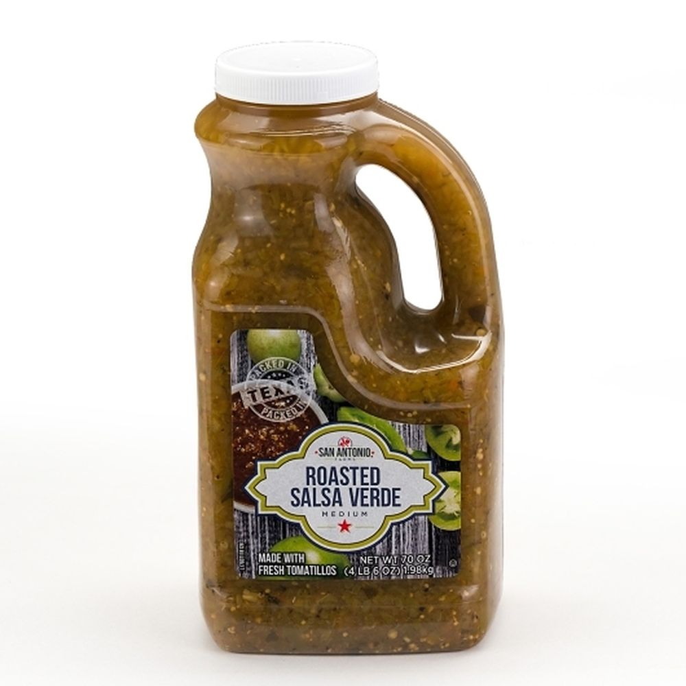 San Antonio Farms Roasted Verde Salsa, 70 Ounce -- 6 Per Case