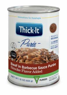 Thick-it Beef In Barbecue Sauce Puree, 15 Ounce -- 12 Per Case