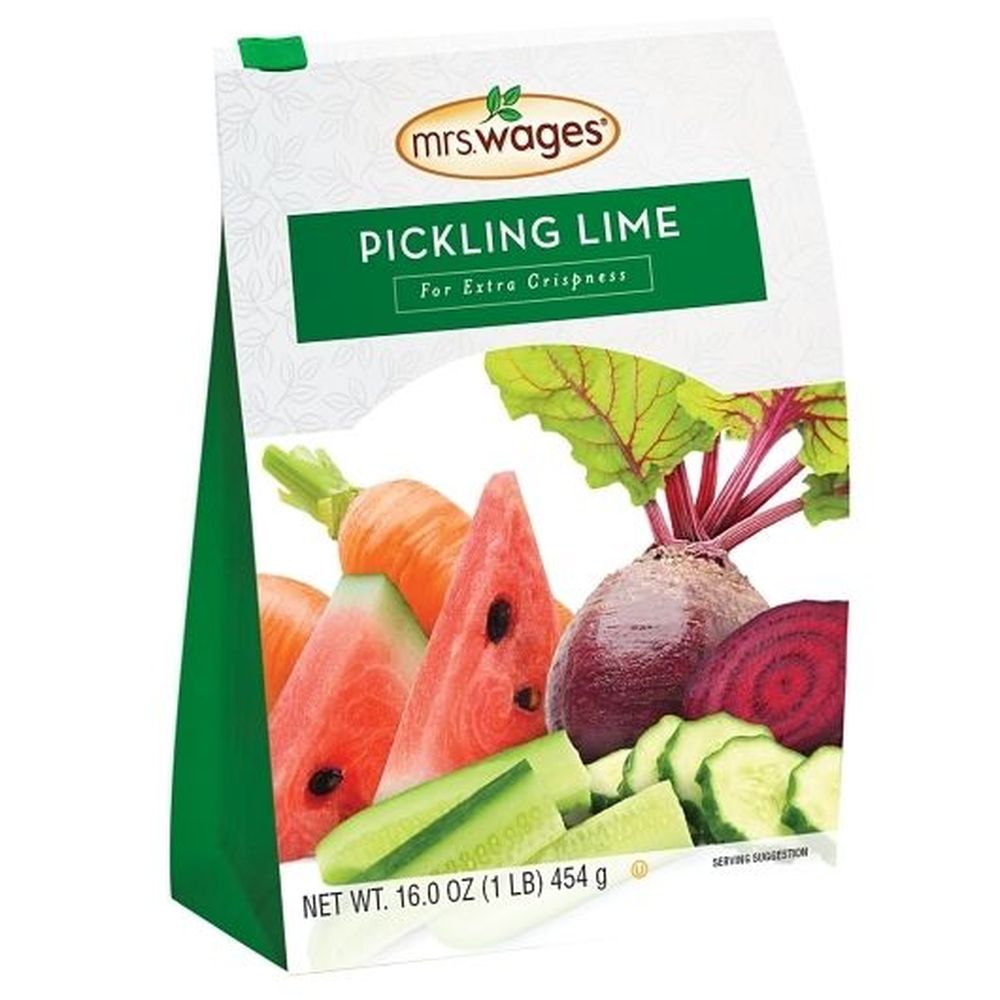 Mrs. Wages Pickling Lime, 1 Pound -- 6 Per Case
