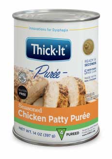 Thick-it Seasoned Chicken Patty Puree, 14 Ounce -- 12 Per Case