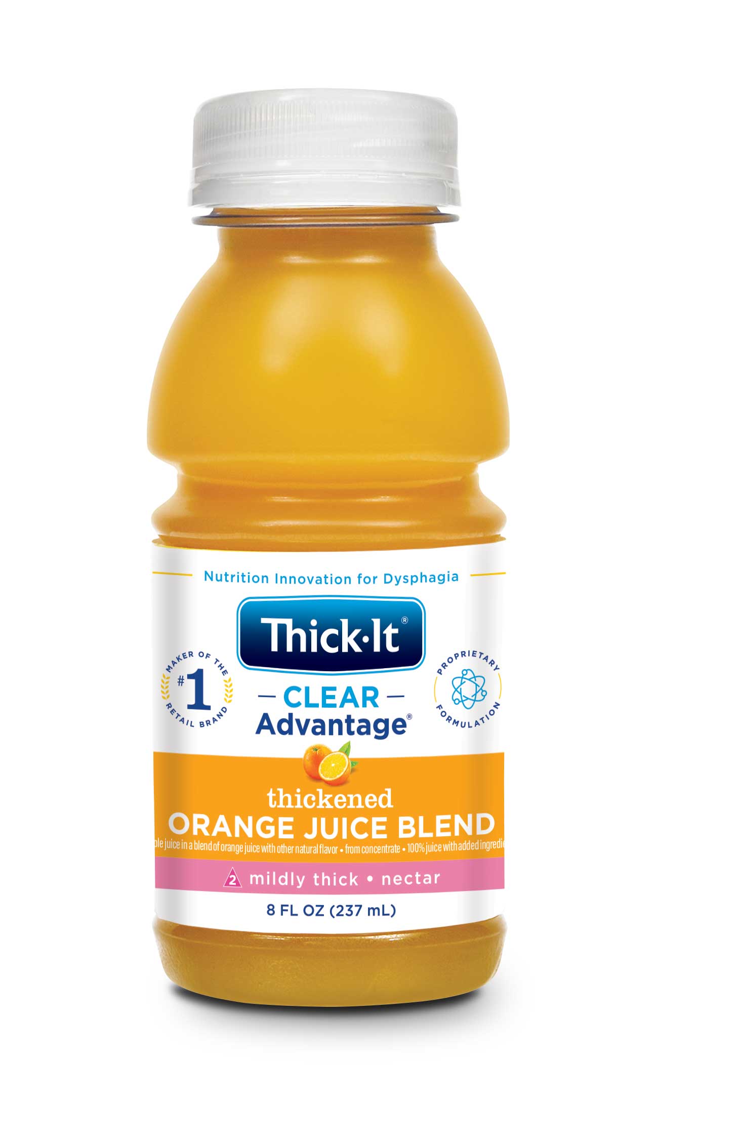Thick-it Aqua Care H20 Thickener Orange Juice Nectar, 8 Fluid Ounce -- 24 Per Case