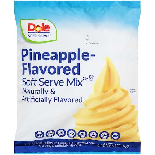 Dole Pineapple Soft Serve Mix, 4.4 Pound -- 1 Each