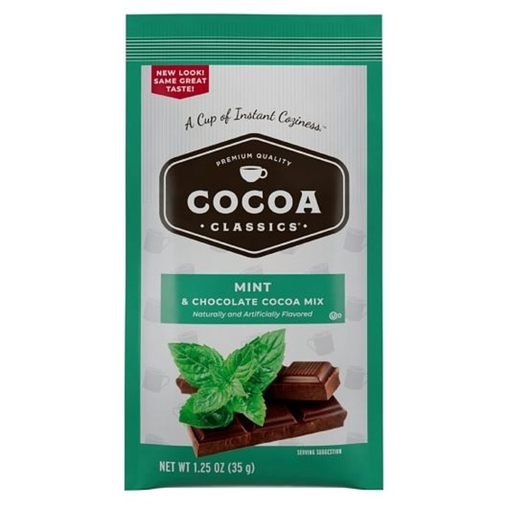 Cocoa Classics Mint And Chocolate Cocoa Mix, 1.25 Ounce -- 72 Per Case