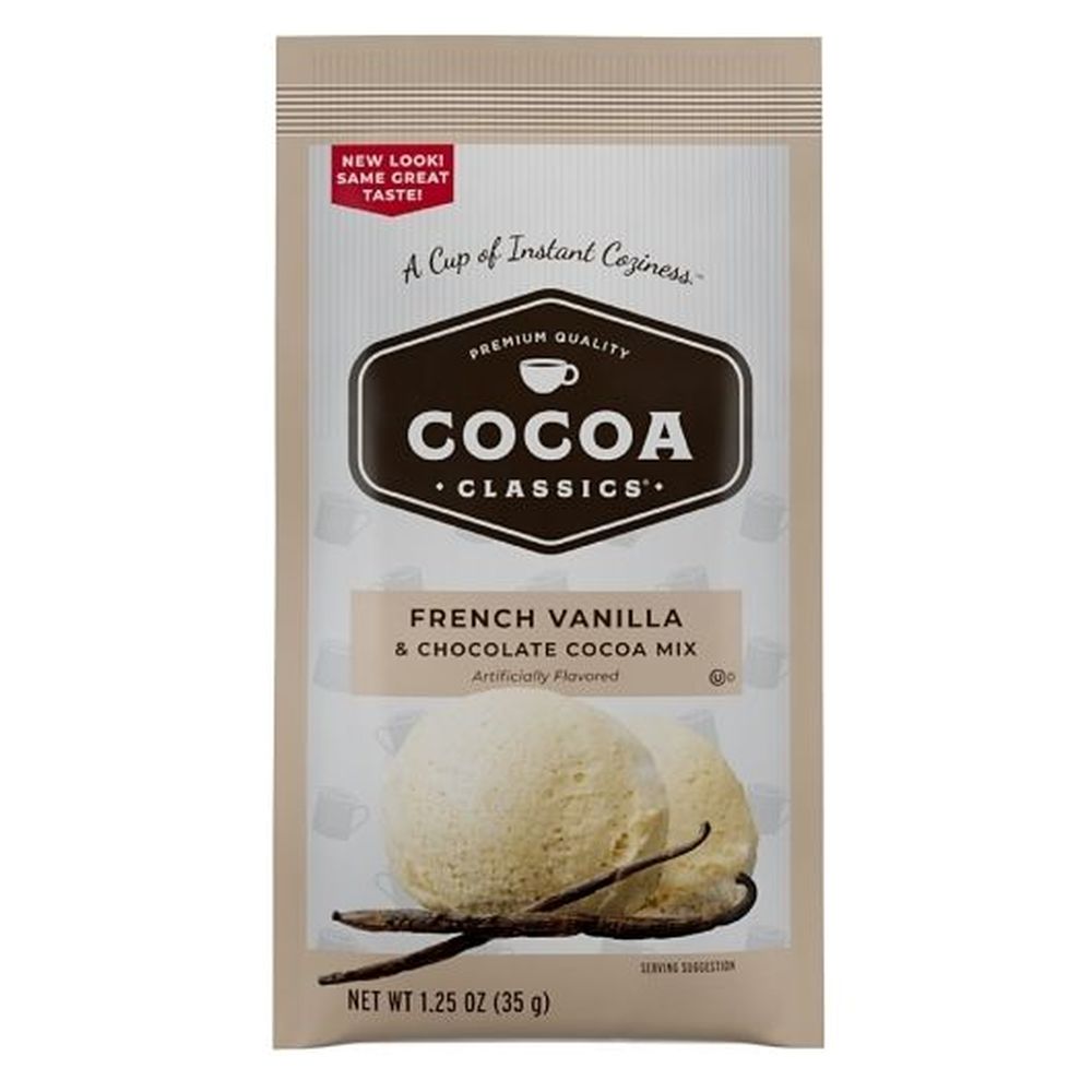 Cocoa Classics French Vanilla and Chocolate Cocoa Mix, 1.25 Ounce