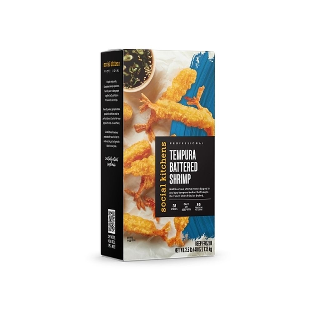 Social Kitchens Tempura Battered Shrimp, 2.5 Pound -- 4 Per Case