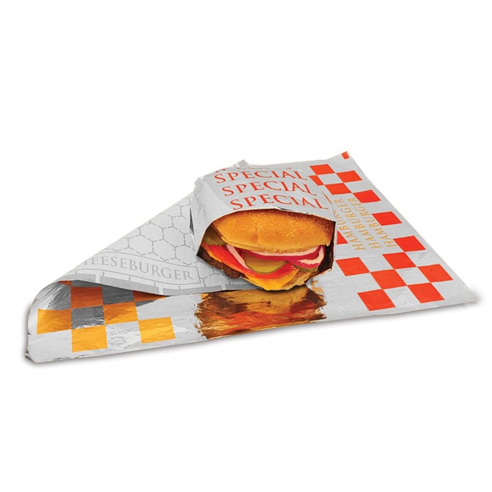 Chicken Print Foil/Paper Honeycomb Insulated Wrap