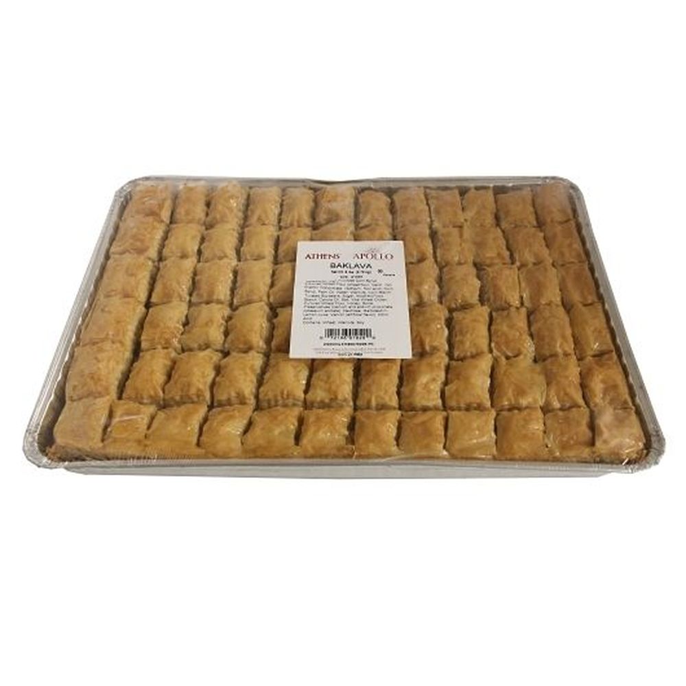 Athens Foods Walnut Rectangle Baklava, Dessert -- 72 Per Case