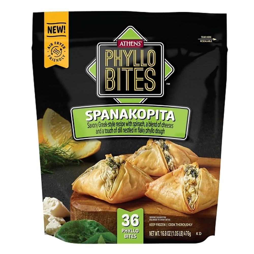 Athens Phyllo Bites Spanakopita, 16.8 Ounce -- 6 Per Case