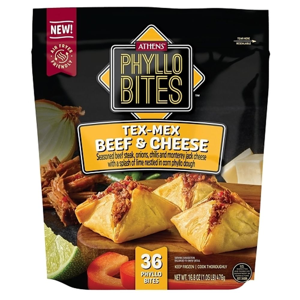 Tex-Mex Beef and Cheese Phyllo Bites
