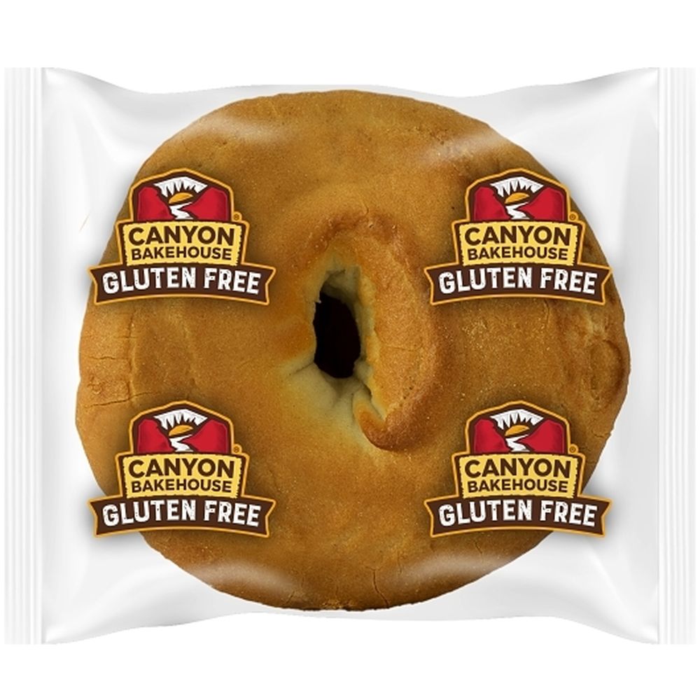 Canyon Bakehouse Plain Bagel, 3.5 Ounce -- 30 Per Case