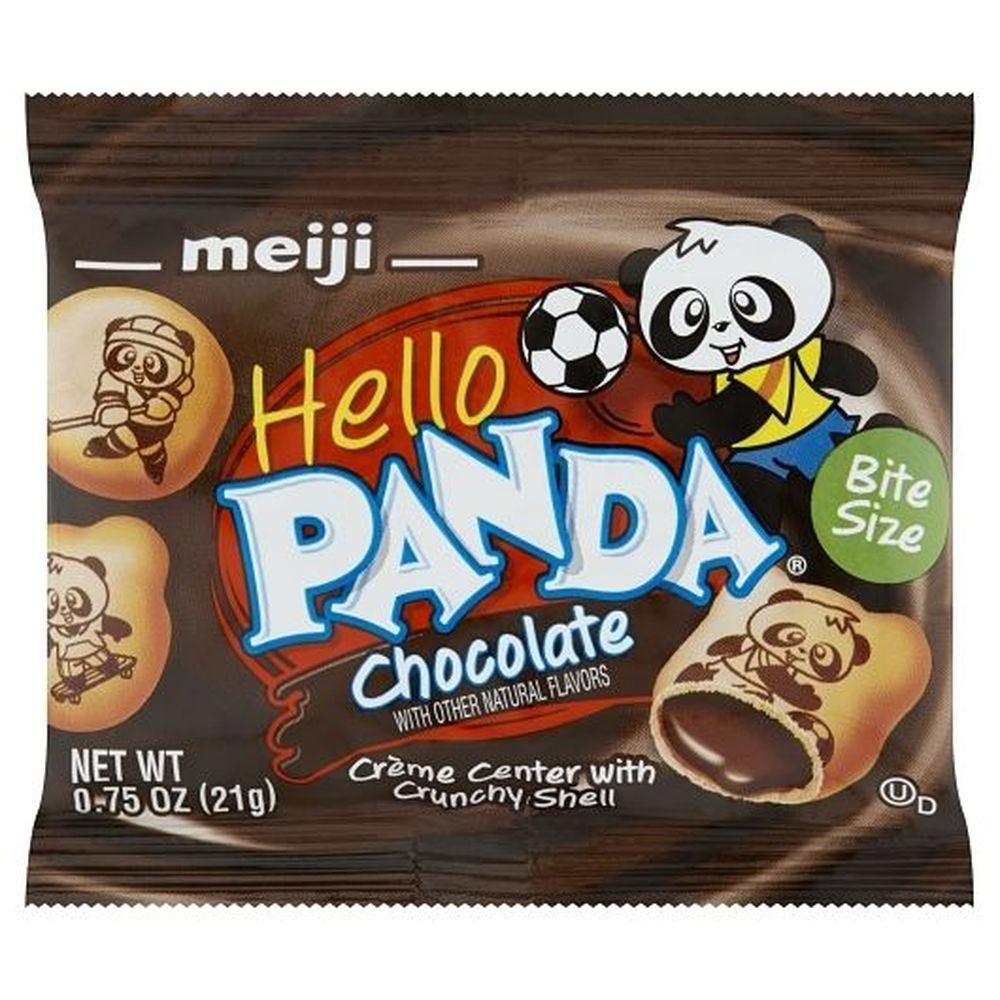 Hello Panda 0.75 Ounce Chocolate Creme Filled Bite Size Cookie, 300 Count