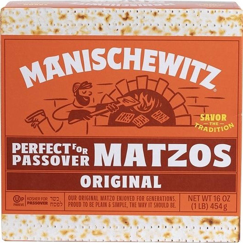 Manischewitz Original Matzo, 16 Ounce -- 30 Per Case