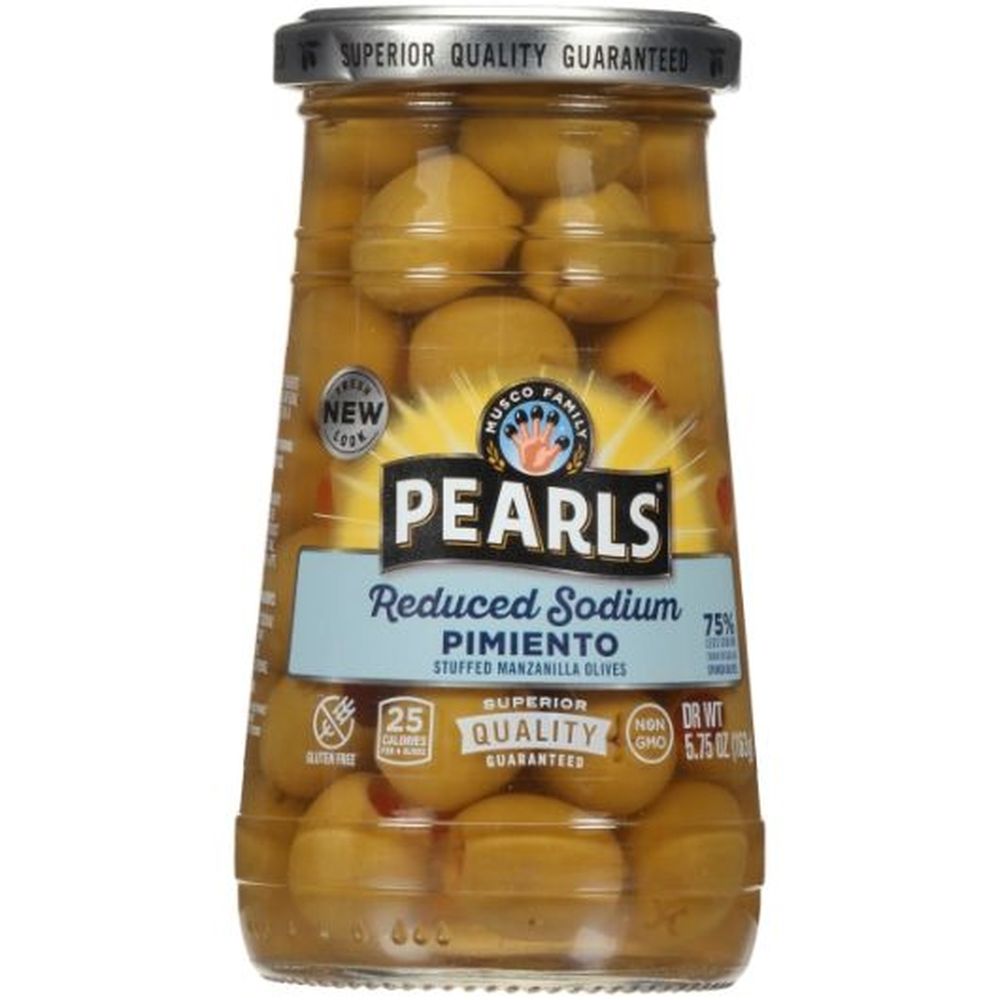 Reduced Sodium Pimiento Stuffed Manzanilla Olives