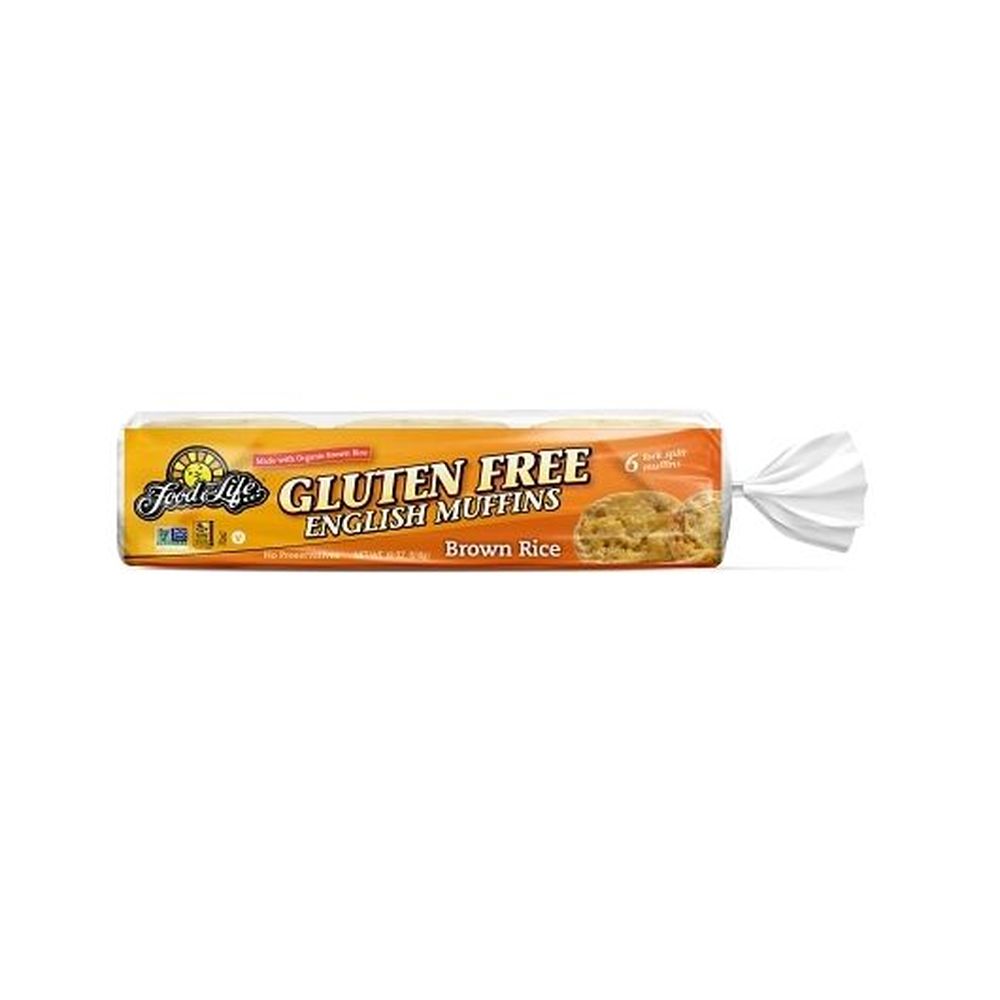 Food For Life Wheat And Gluten Free Brown Rice English Muffin, 18 Ounce -- 6 Per Case