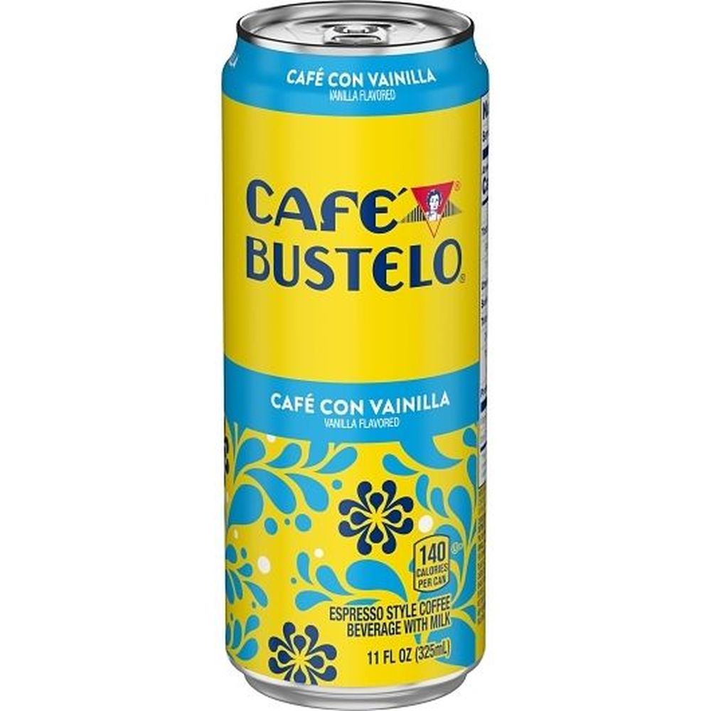 Cafe Bustelo Café Con Vanilla Coffee - Ready To Drink, 11.87 Ounce -- 12 Per Case