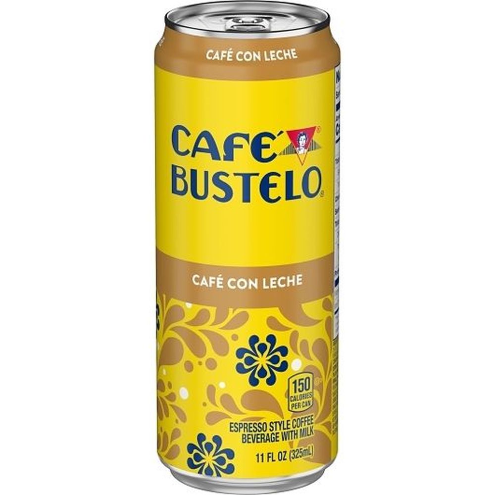 Cafe Bustelo Cafe Con Leche Coffee - Ready To Drink , 11.88 Ounce -- 12 Per Case