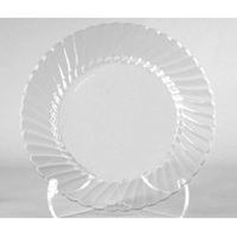 Wna Classicware Clear Number 6 Polystyrene Round Plate, 7.5 Inch -- 180 Per Case