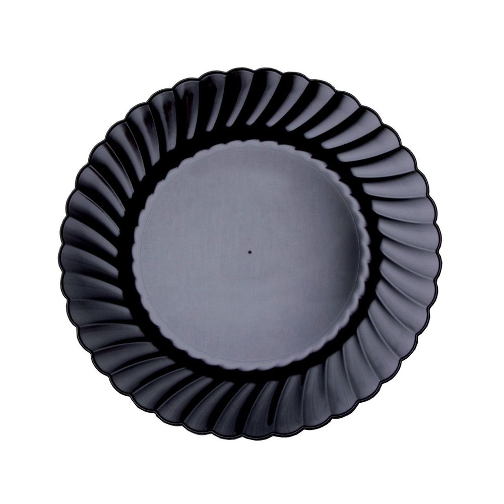Wna Classicware Black Number 6 Polystyrene Round Plate, 7.5 Inch -- 180 Per Case