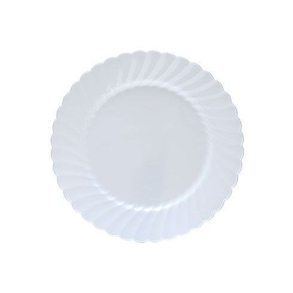 Wna Classicware White Number 6 Polystyrene Round Plate, 7.5 Inch -- 180 Per Case