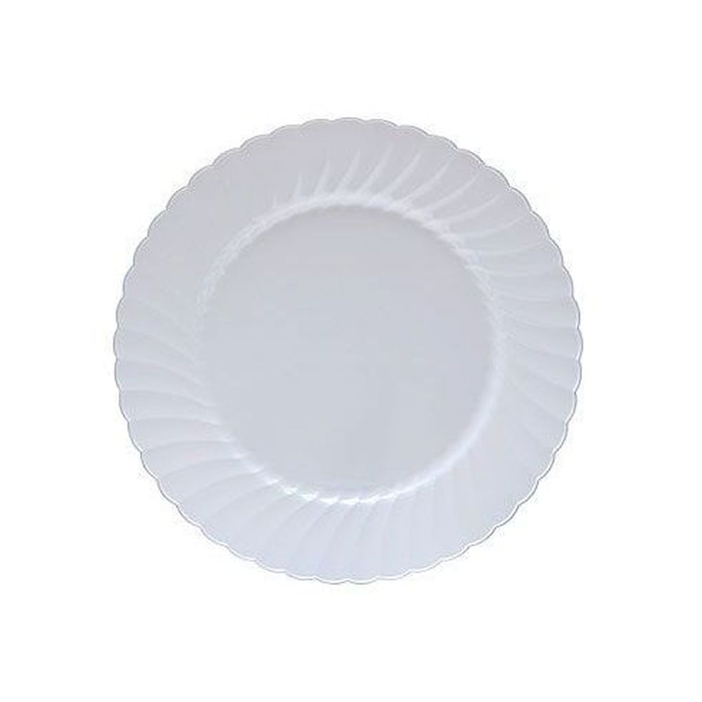 Wna Classicware White Number 6 Polystyrene Round Plate, 9 Inch -- 180 Per Case