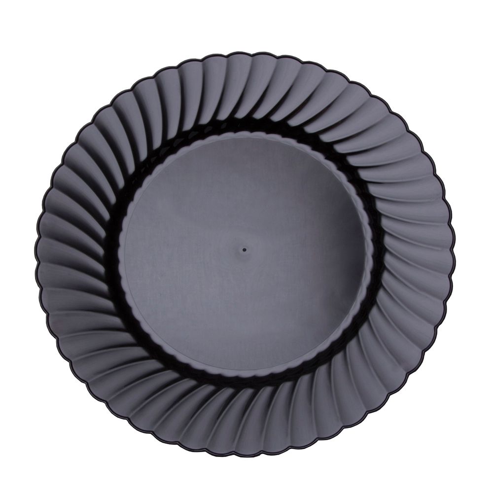 Wna Classicware Black Number 6 Polystyrene Round Plate, 10.25 Inch -- 144 Per Case
