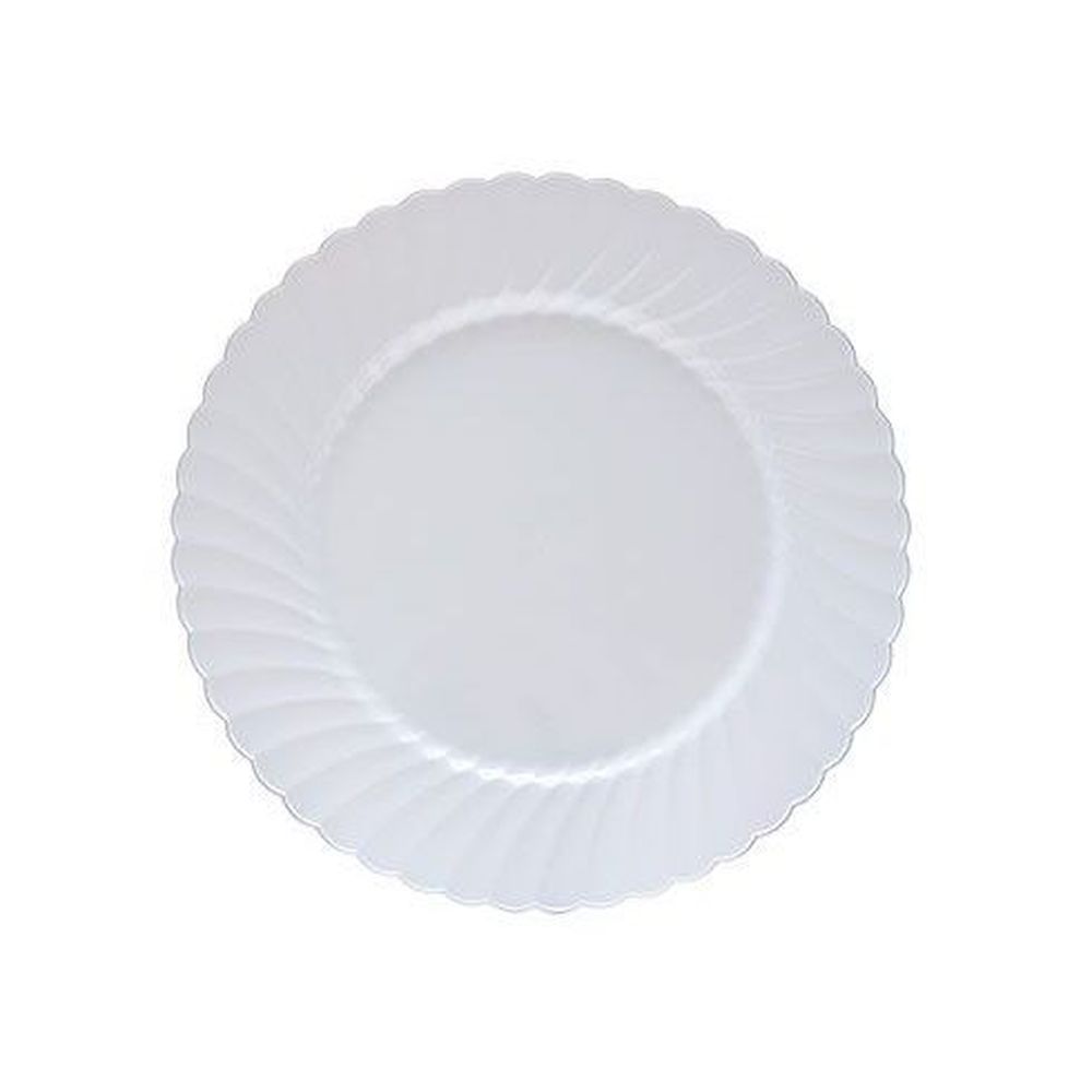 Wna Classicware White Number 6 Polystyrene Round Plate, 10.25 Inch -- 144 Per Case