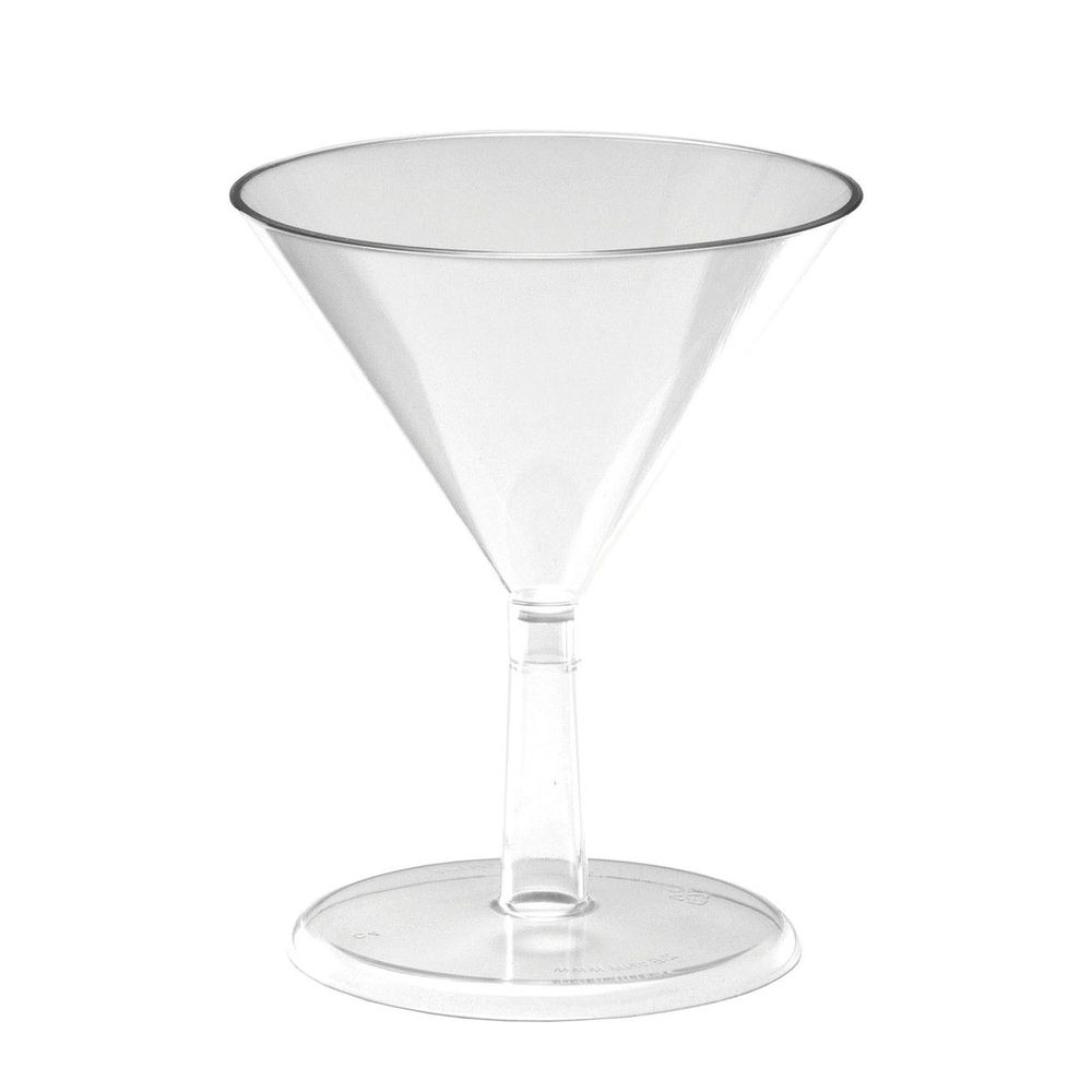 Wna Petites Clear Number 6 Polystyrene Mini Martini Glass, 2 Fluid Ounce Capacity -- 240 Per Case