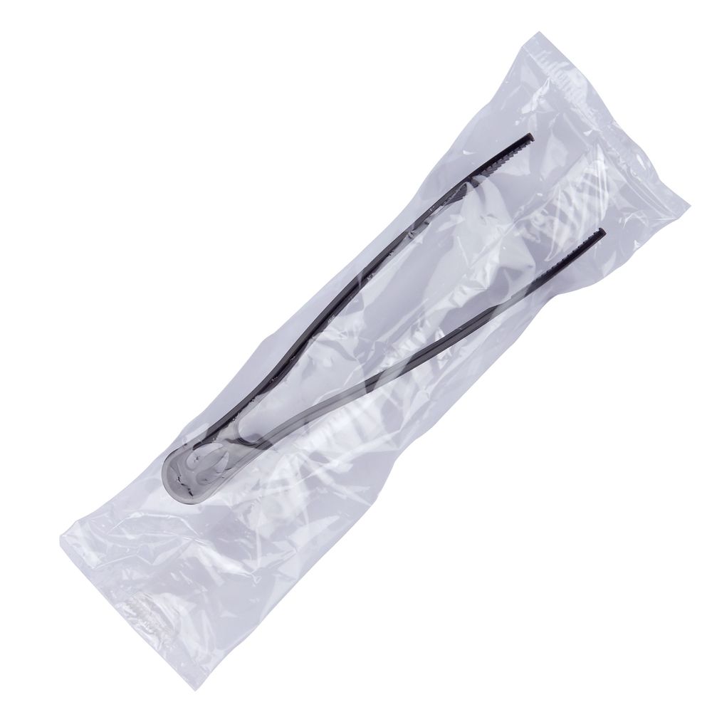 Wna Ecosense Black Number 5 Polypropylene Wrapped Small Serving Tongs, 6.5 Inch -- 48 Per Case