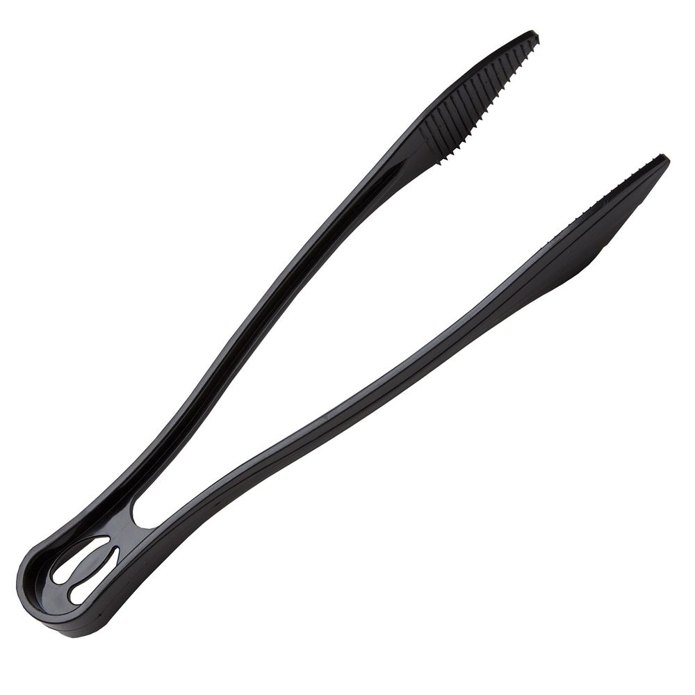 Wna Ecosense Black Polypropylene Small Serving Tongs, 6.5 Inch -- 96 Per Case