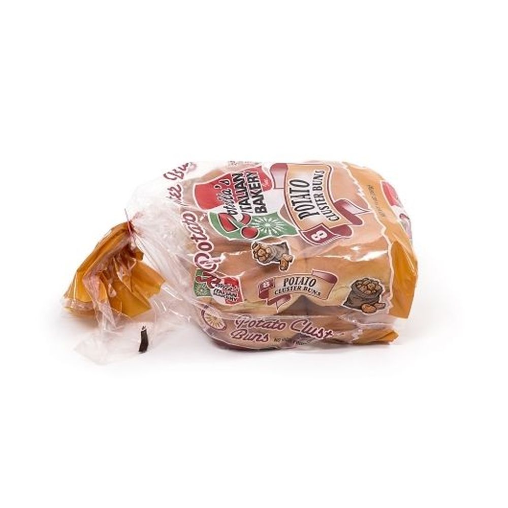 Rotella's Italian Bakery 3.5 inch Potato Cluster Buns, 8 count -- 9 per ...