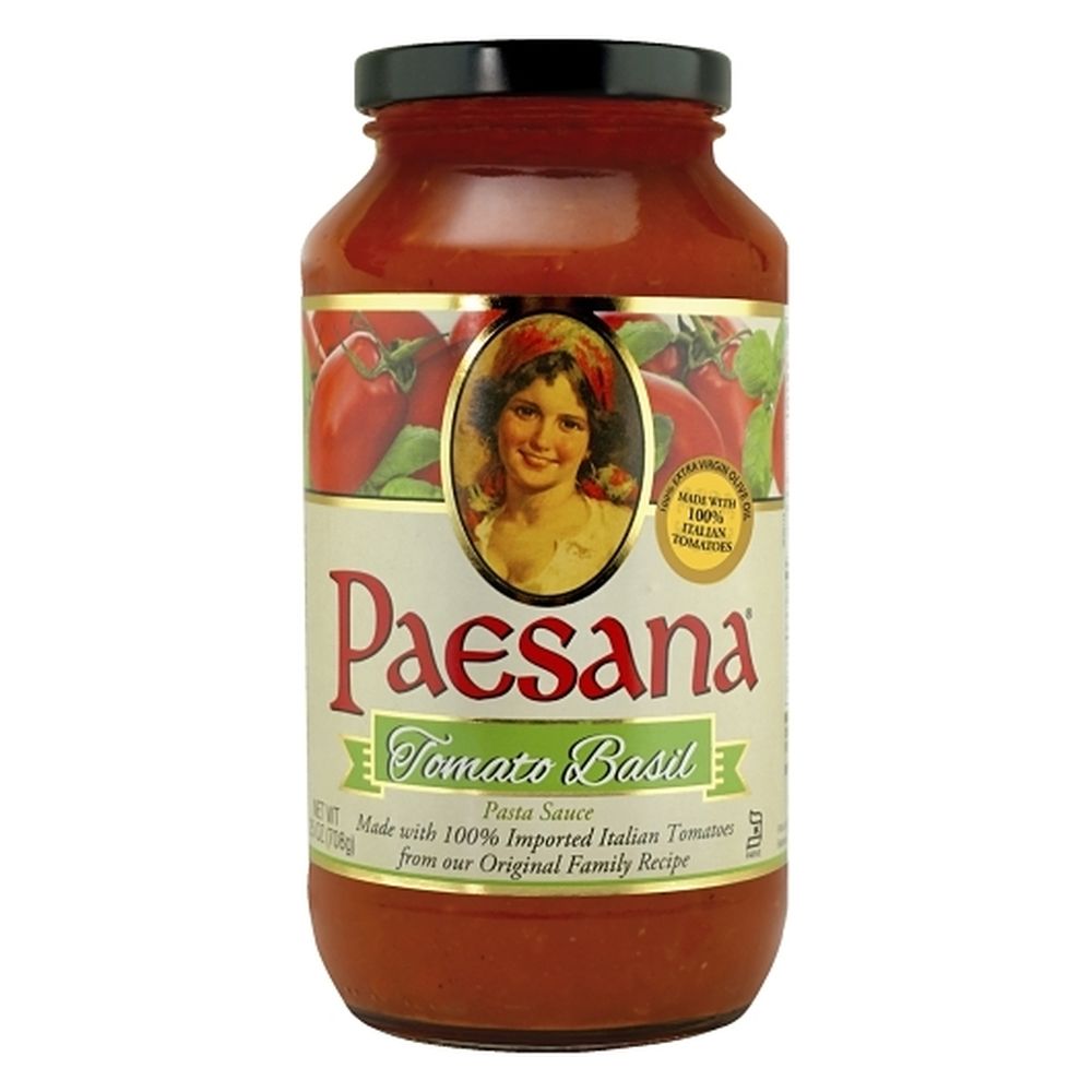 Paesana Tomato Basil Sauce, 25 Ounce -- 6 Per Case