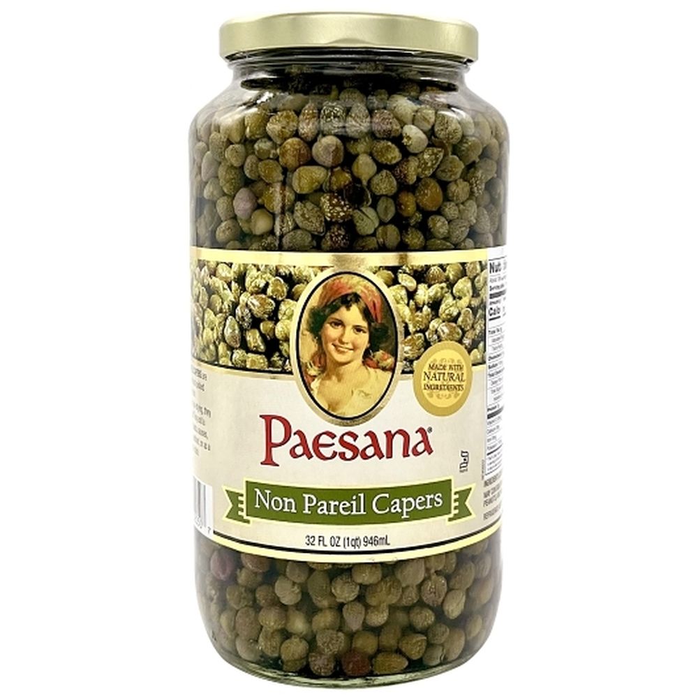Paesana Nonpareil Capers, 32 Fluid Ounce -- 12 Per Case