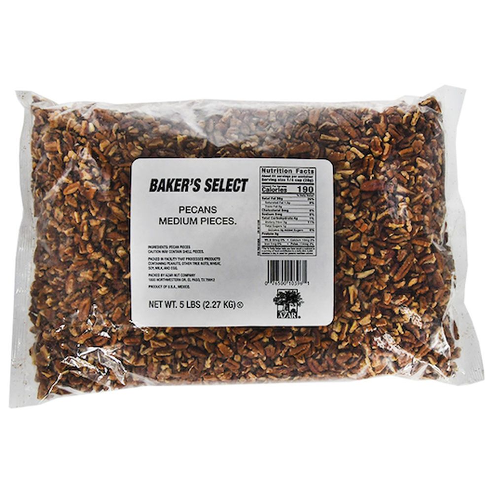 Bakers Select Medium Pecan Pieces, 5 Pound -- 2 Per Case