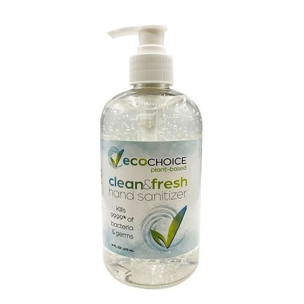 Sterno Ecochoice Clean And Fresh Hand Sanitizer, 16 Ounce -- 8 Per Case