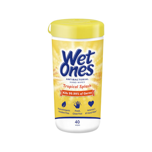 Wet Ones Moist Wipe Citrus Scent Antibacterial, 40 Count -- 12 Per Case