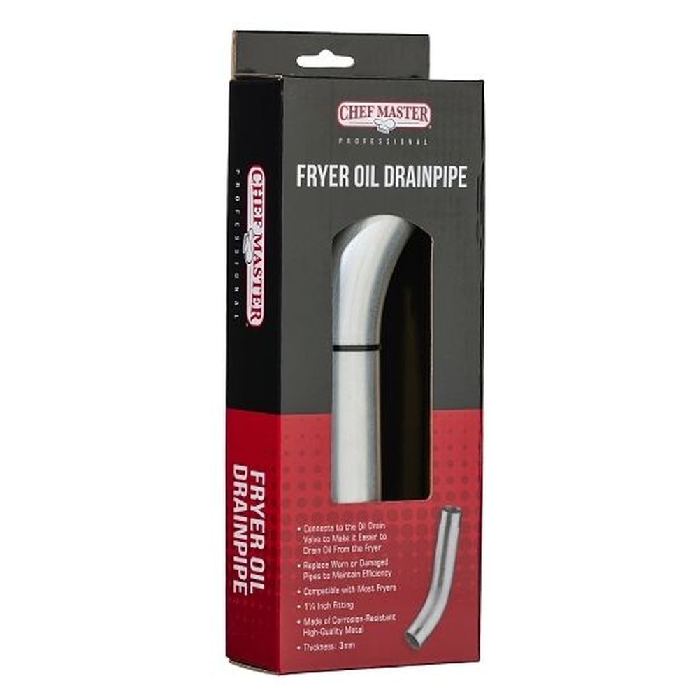 Chef-master Fryer Oil Drain Pipe, 1.62 X 1.62 X 9.02 Inch -- 4 Per Case