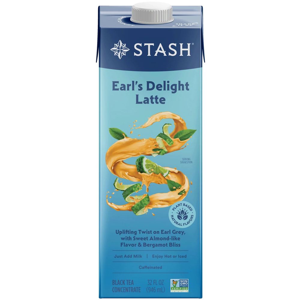 Stash Earl's Delight Latte, 32 Fluid Ounce -- 6 Per Case