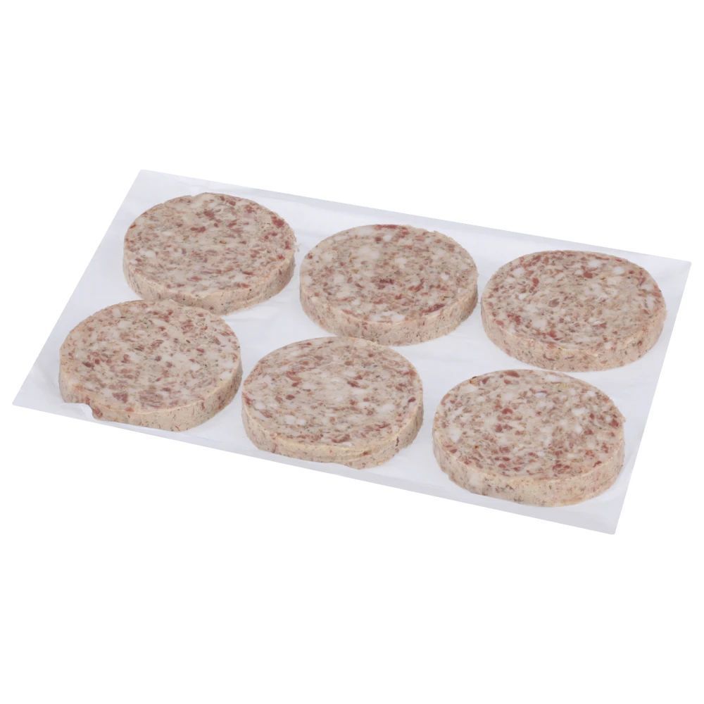 Jimmy Dean Butchers Recipe 3.5 Inch Raw Pork Wide Sausage Patties, 3 Ounce -- 64 Per Case