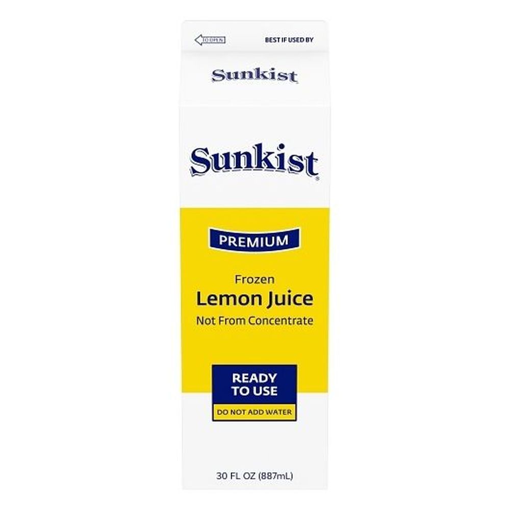 Sunkist Ready To Use 100 Percent Lemon Juice, 30 Ounce -- 12 Per Case