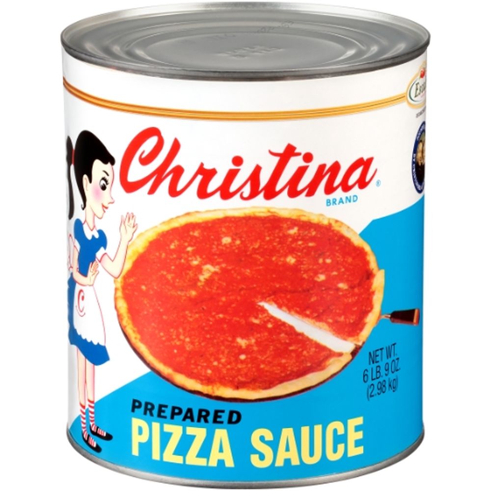 Christinas Heavy Prepared Pizza Sauce With Olive Oil, 105 Ounce -- 6 Per Case