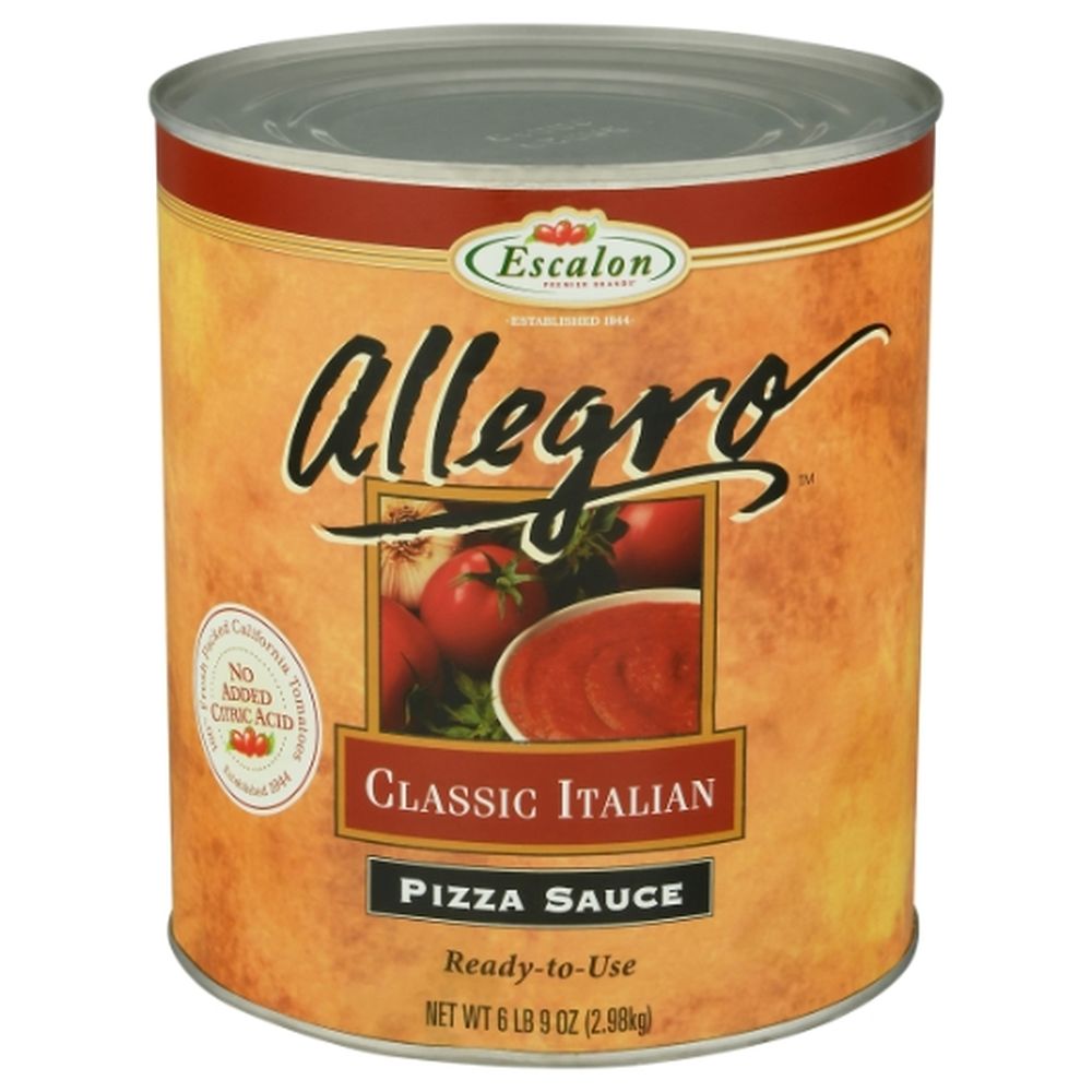 Allegro Classic Italian Pizza Sauce, 105 Ounce -- 6 Per Case