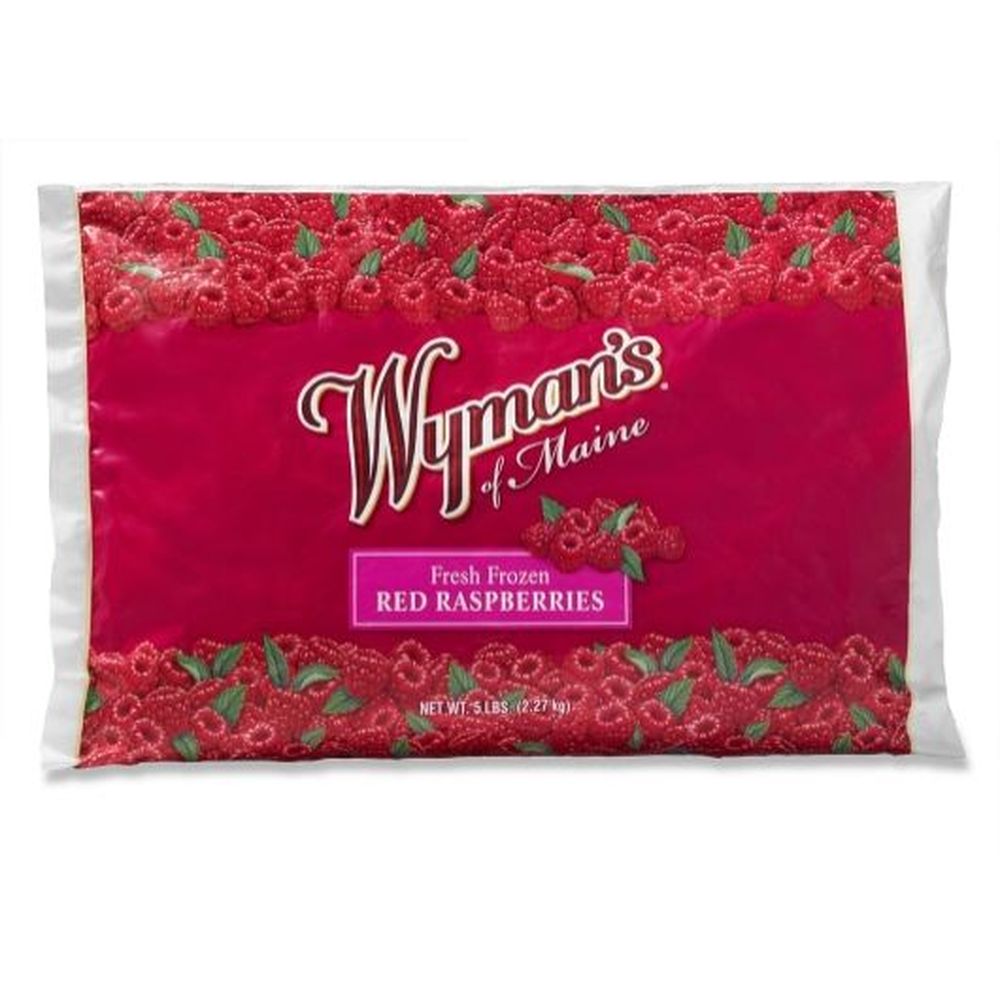 Wyman's Red Raspberries, 5 Pound -- 2 Per Case