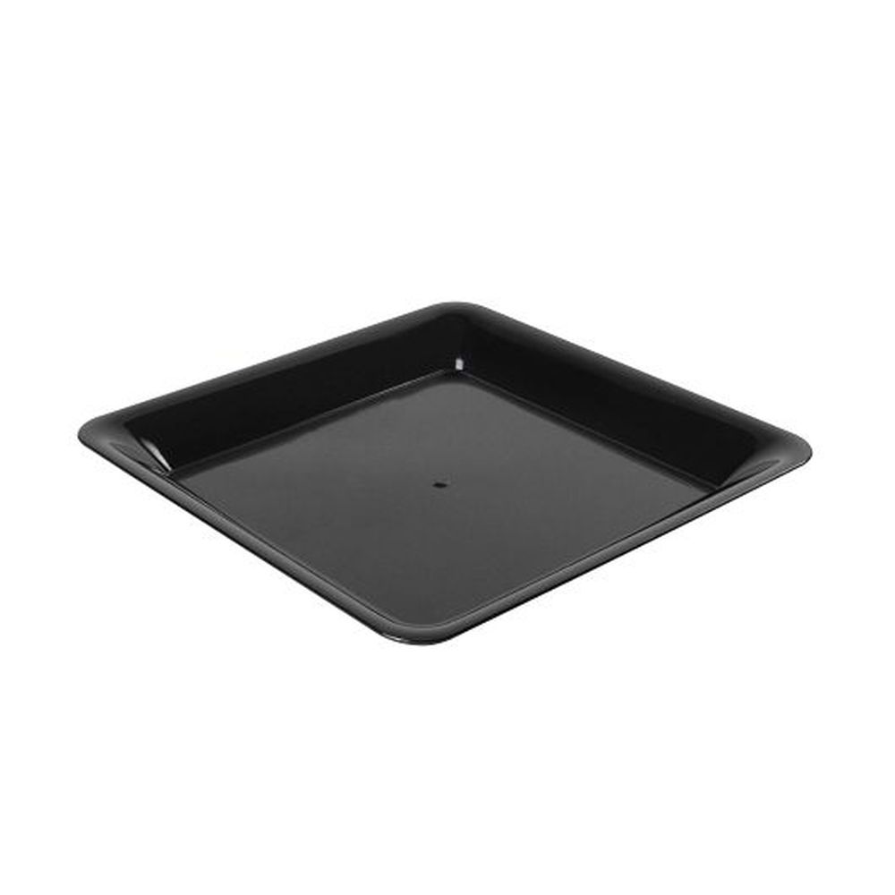 Fineline Settings Platter Pleasers Polystyrene 14 X 14 Inch Square Platter, 20 Count
