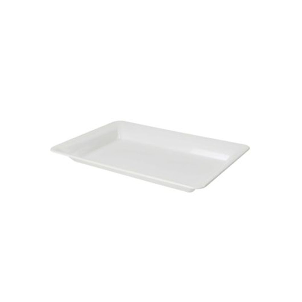 Platter Pleasers 14 x 10 inch Polystyrene Rectangular Tray