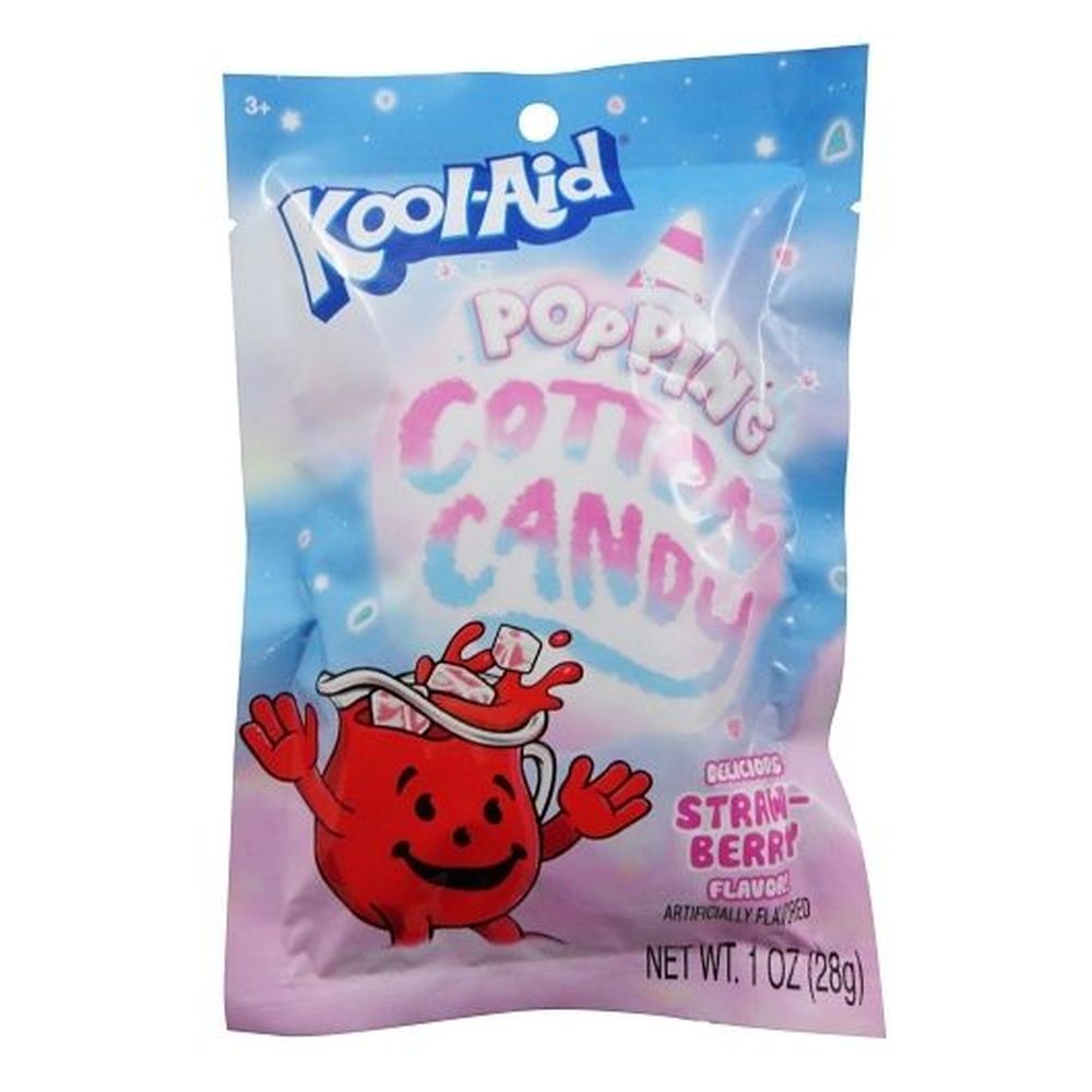 Strawberry Flavor Popping Cotton Candy