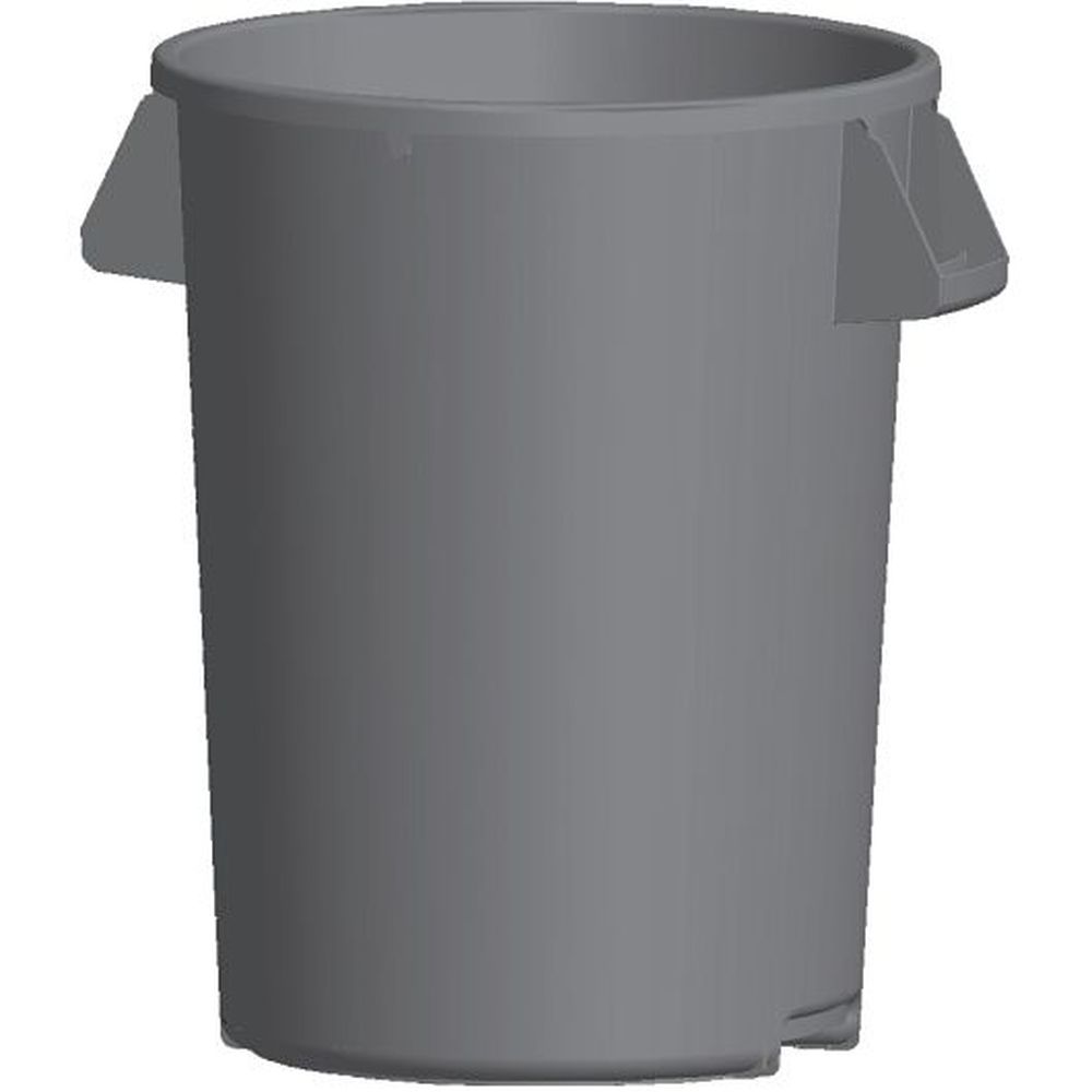 Carlisle Round Waste Bin Trash Container, 55 Gallon Capacity -- 2 Per Case