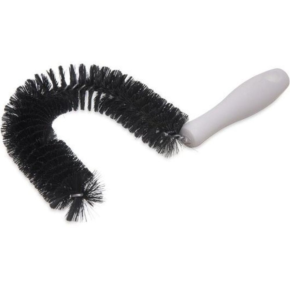 Cepillo Curvo Negro Para Cafetera Sparta Con Cerdas Suaves De Poliéster, 10 Pulgadas