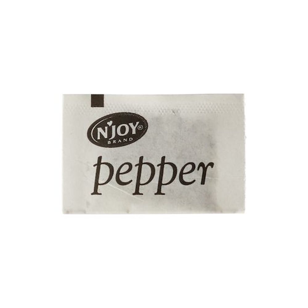 N'joy Ground Black Pepper, 0.1 Gram -- 3000 Per Case