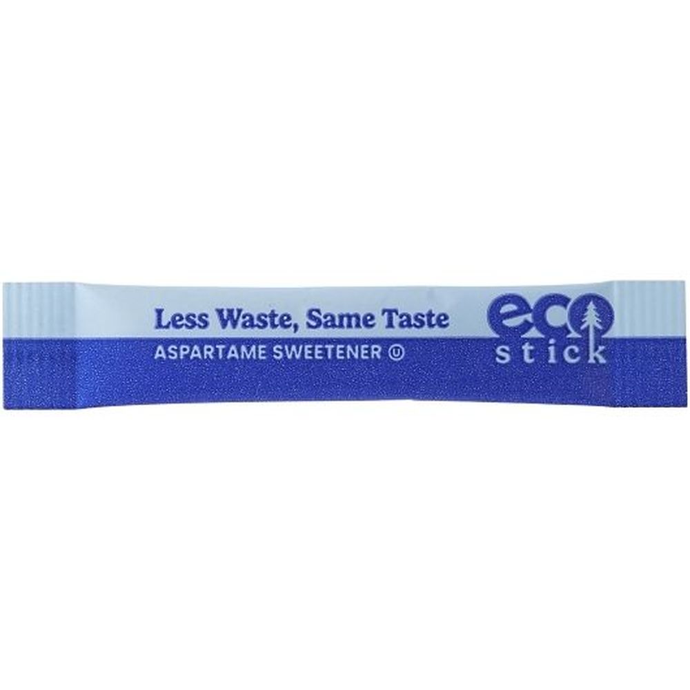 Ecostick Blue Aspartame Sugar Substitute, 0.5 Gram -- 2000 Per Case
